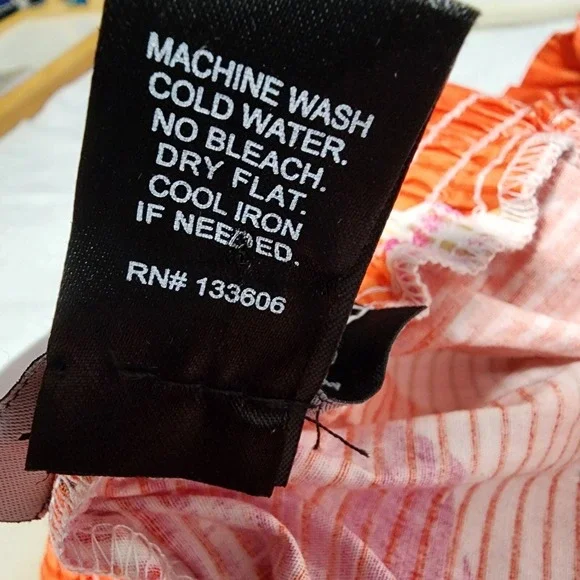 ASHLEY STEWART Size 22/24 Off Shoulder Raglan Sleeve Colorful‎ Cotton Blend Top - Picture 15 of 15